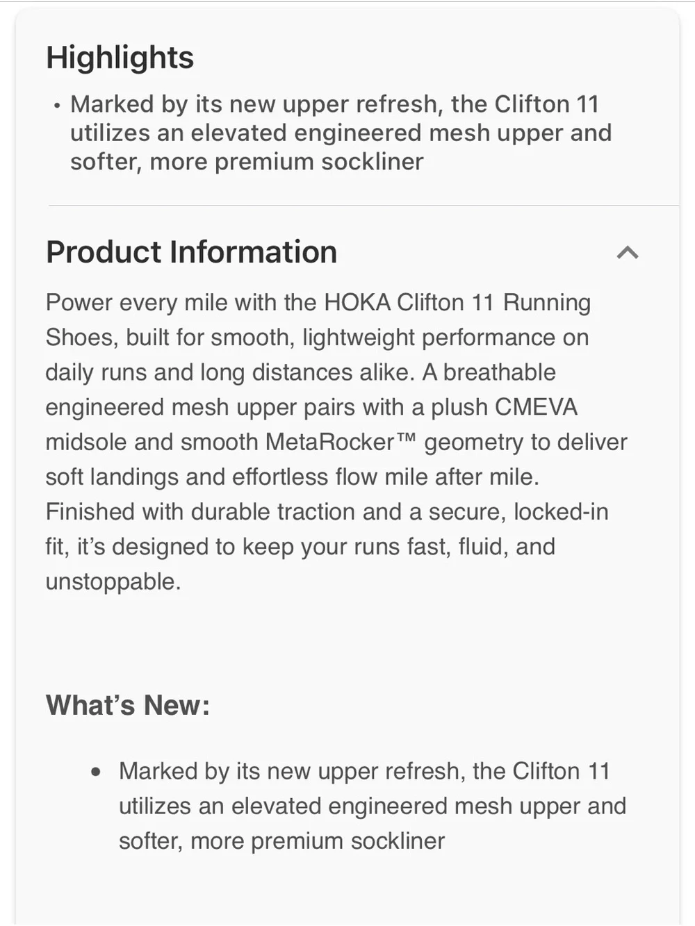 HOKA Clifton 11 Running Shoes